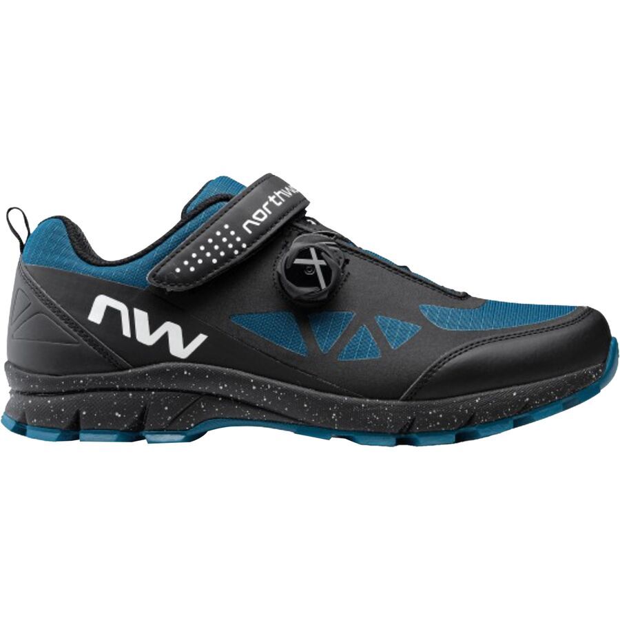 Northwave Corsair Mountain Bike Shoe - Men's Black/Blue Coral