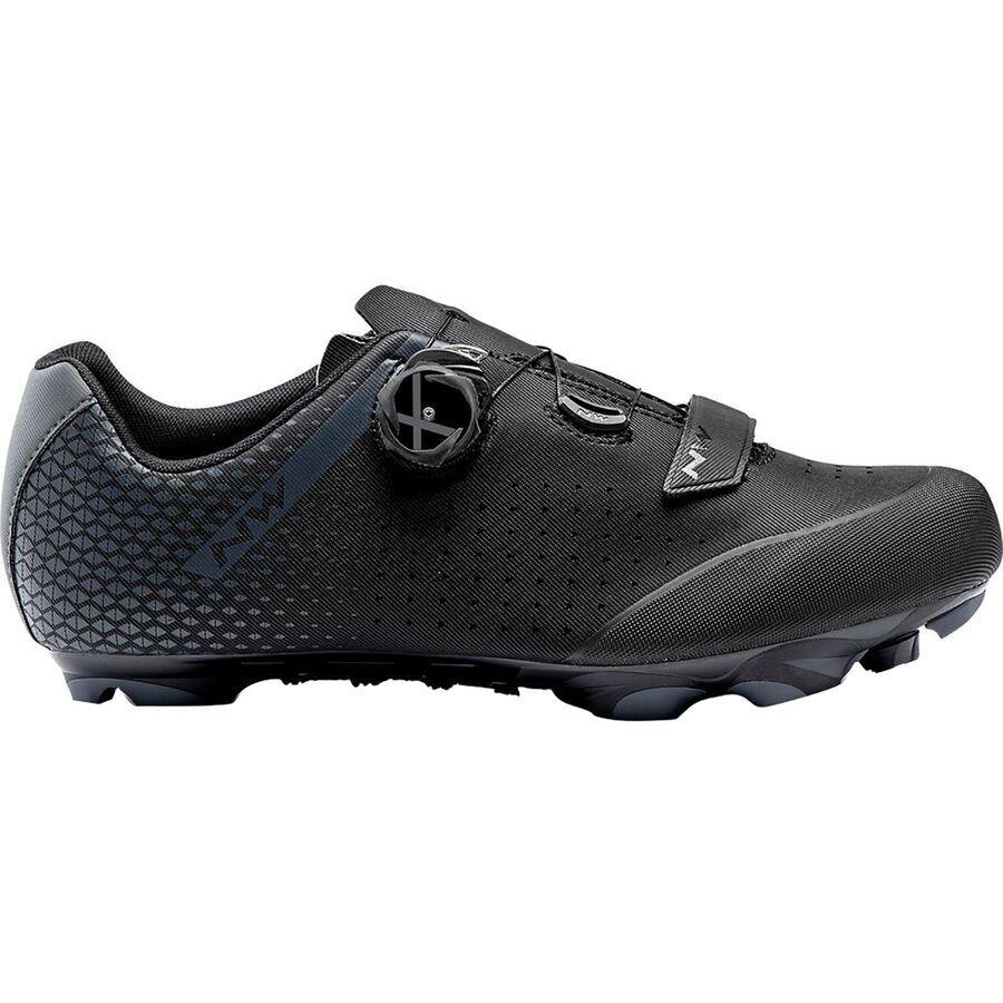 Northwave Genetix Plus 2 Wide Mountain Bike Shoe - Men's Black/Anthra