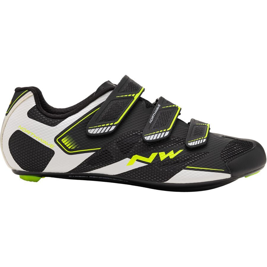 Northwave Sonic 2 Road Shoes Black/White/Yellow Fluo