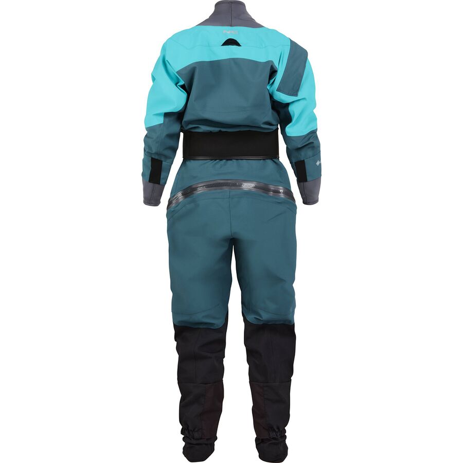 NRS Axiom Drysuit - Women's Mediterranea/Aqua