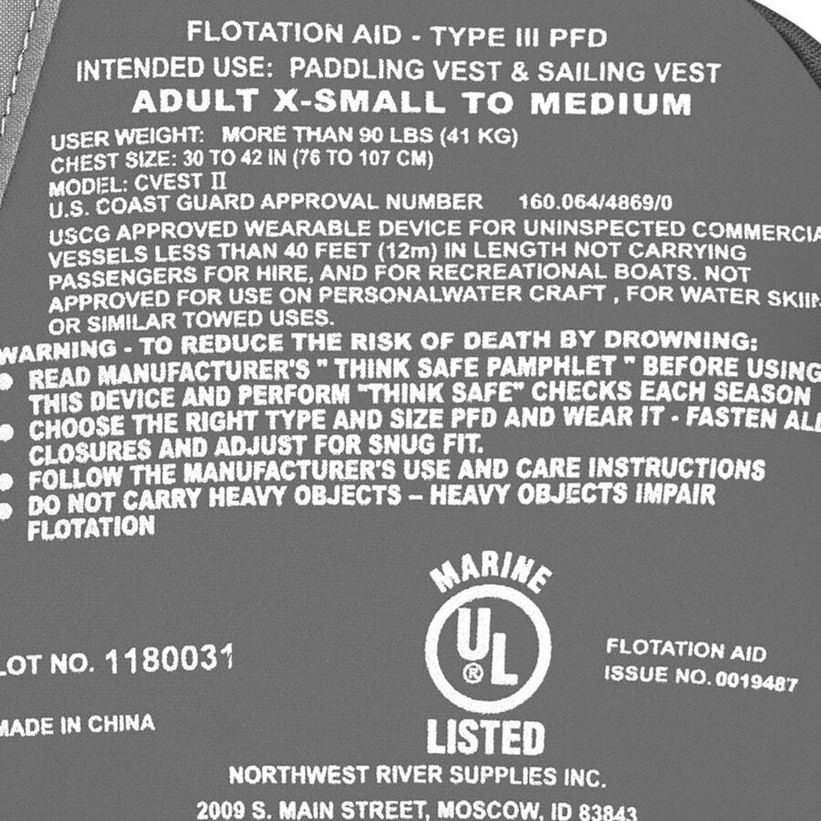 NRS CVest Type III Personal Flotation Device Lime