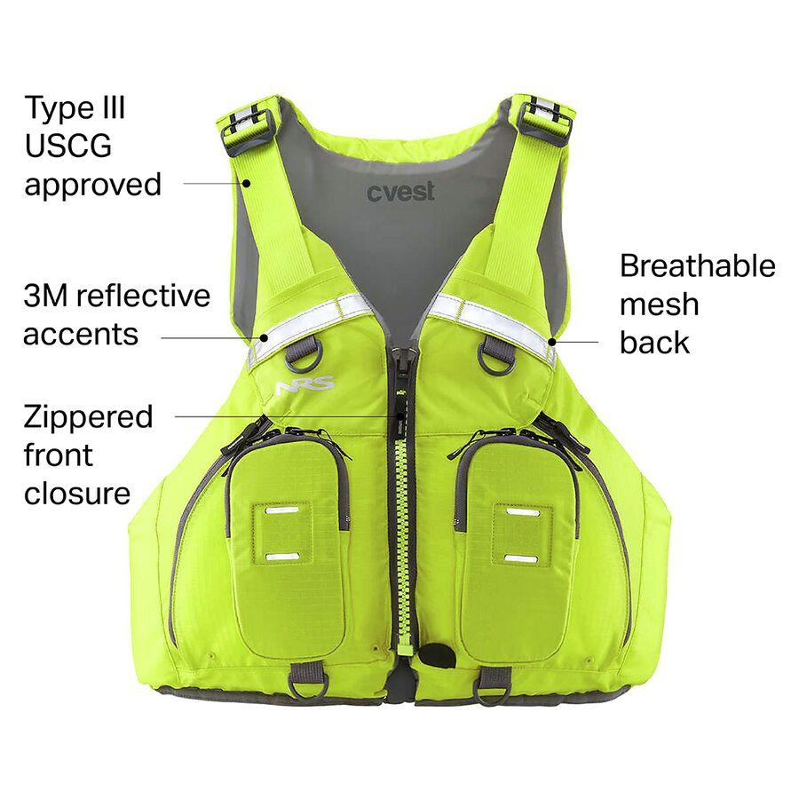 NRS CVest Type III Personal Flotation Device Lime