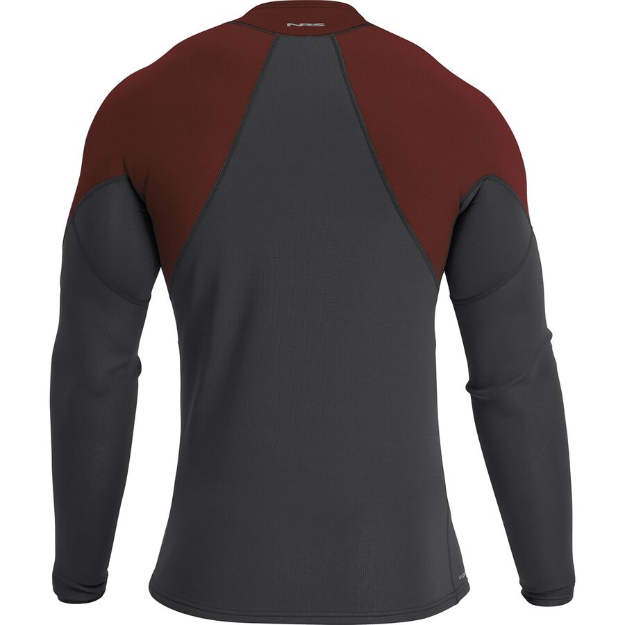 NRS HydroSkin 0.5mm - Long-Sleeve - Men's Graphite/Brick