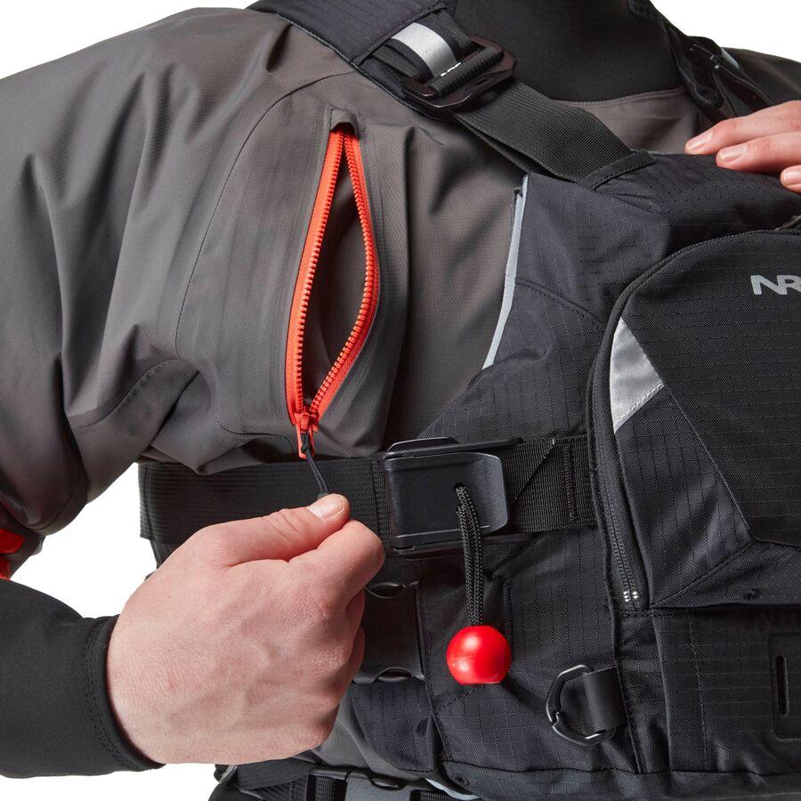 NRS Stratos Comfort-Neck Paddling Jacket - Men's Graphite