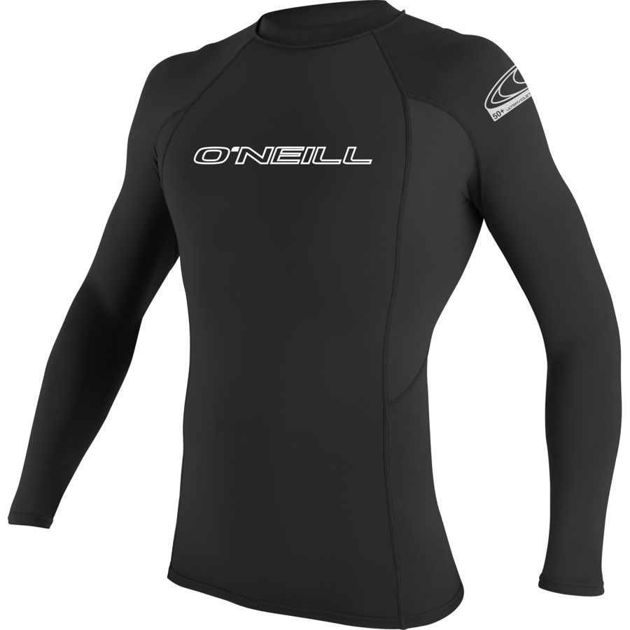 O'Neill Basic Skins 50+ Long-Sleeve Rashguard - Men's Black