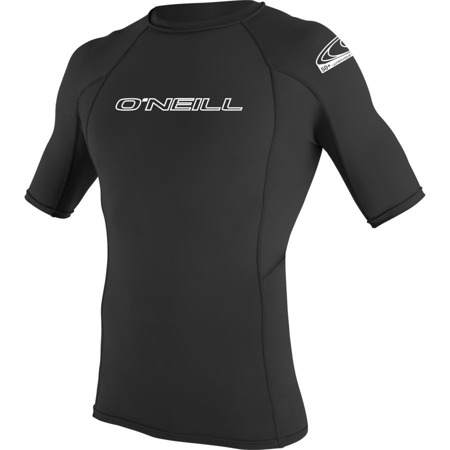 O'Neill Basic Skins 50+ Rashguard - Men's Black