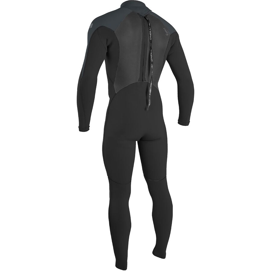 O'Neill Epic 3/2mm Back-Zip Full Wetsuit - Men's Black/Gunmetal/Black