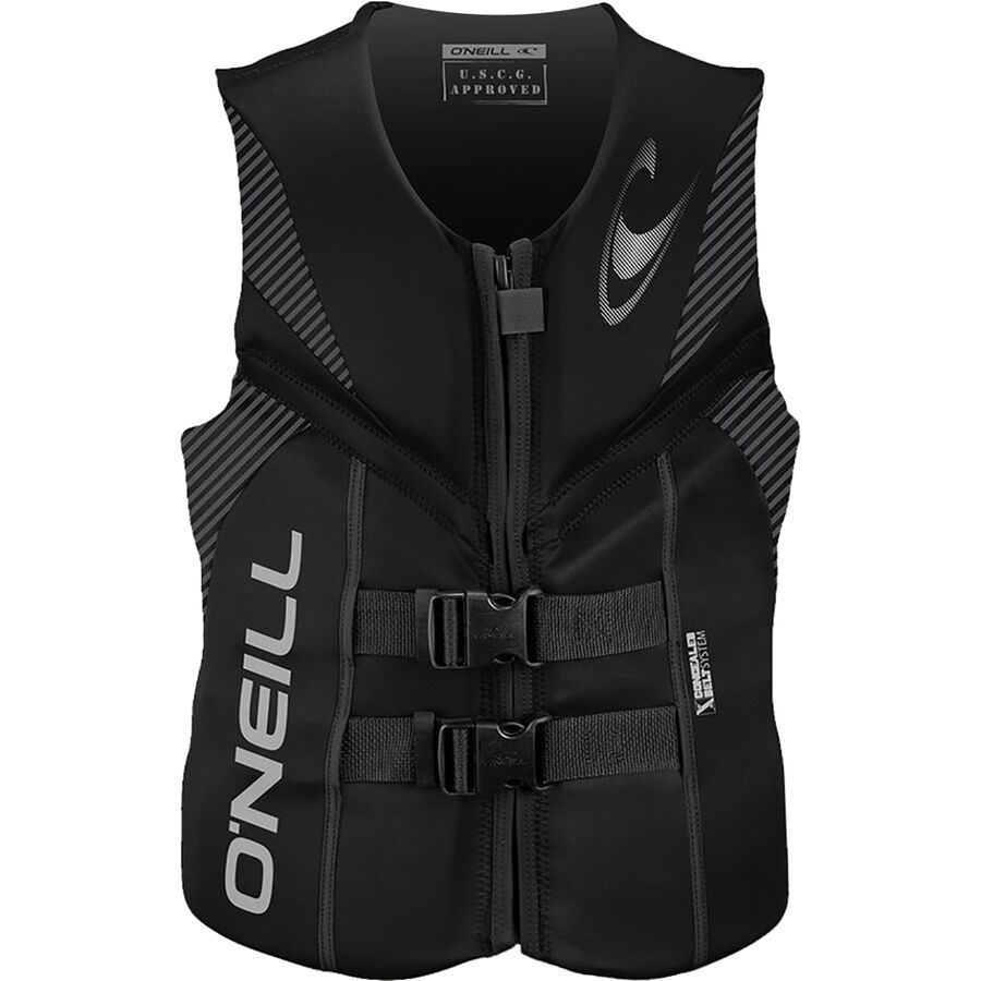 O'Neill Reactor USCG Life Vest Black/Black/Black