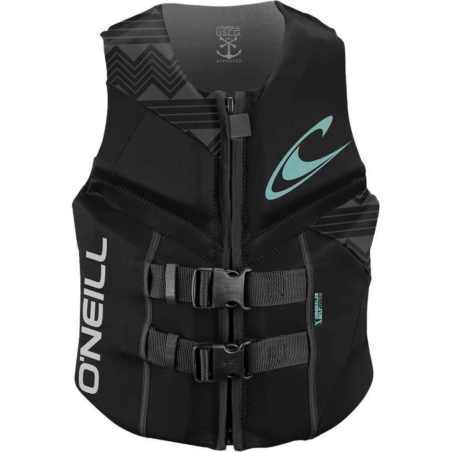 O'Neill Reactor USCG Vest - Women's Black/Black/Black