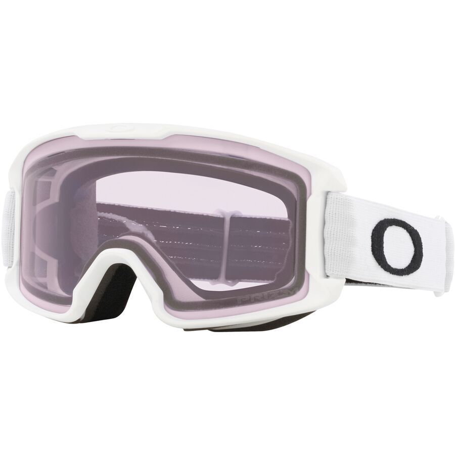 Oakley Line Miner Prizm Goggles - Kids' Matte White/Prizm Clear