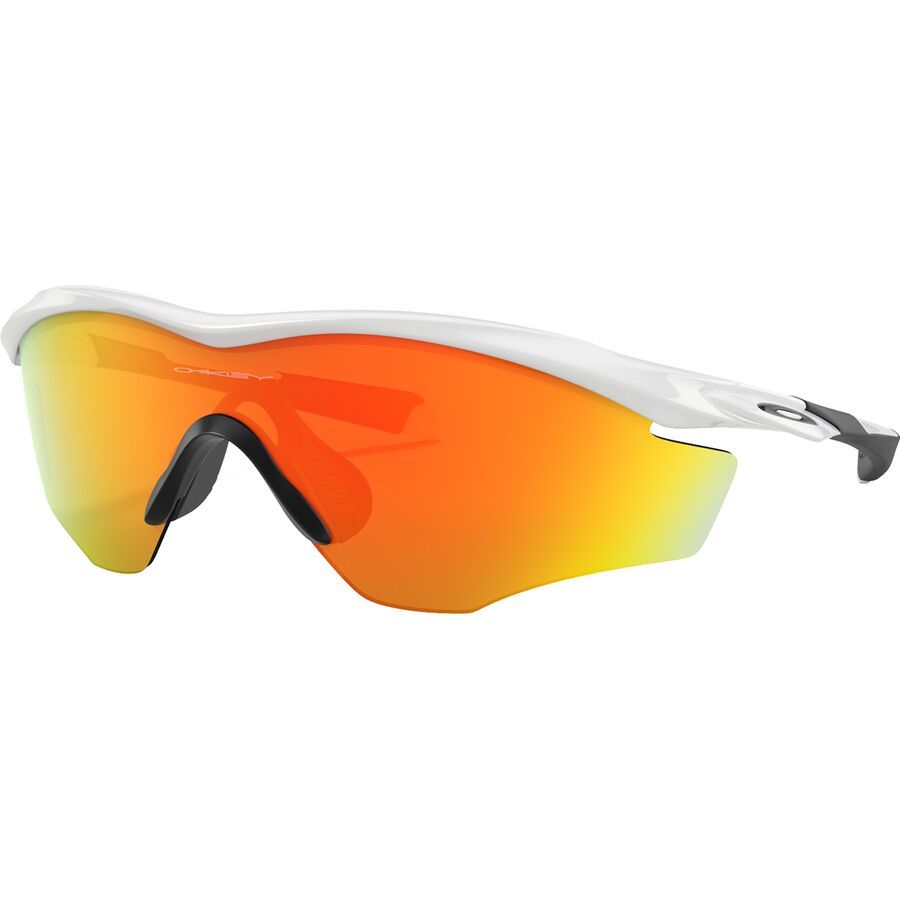 Oakley M2 Frame XL Sunglasses Polished White - Fire Iridium