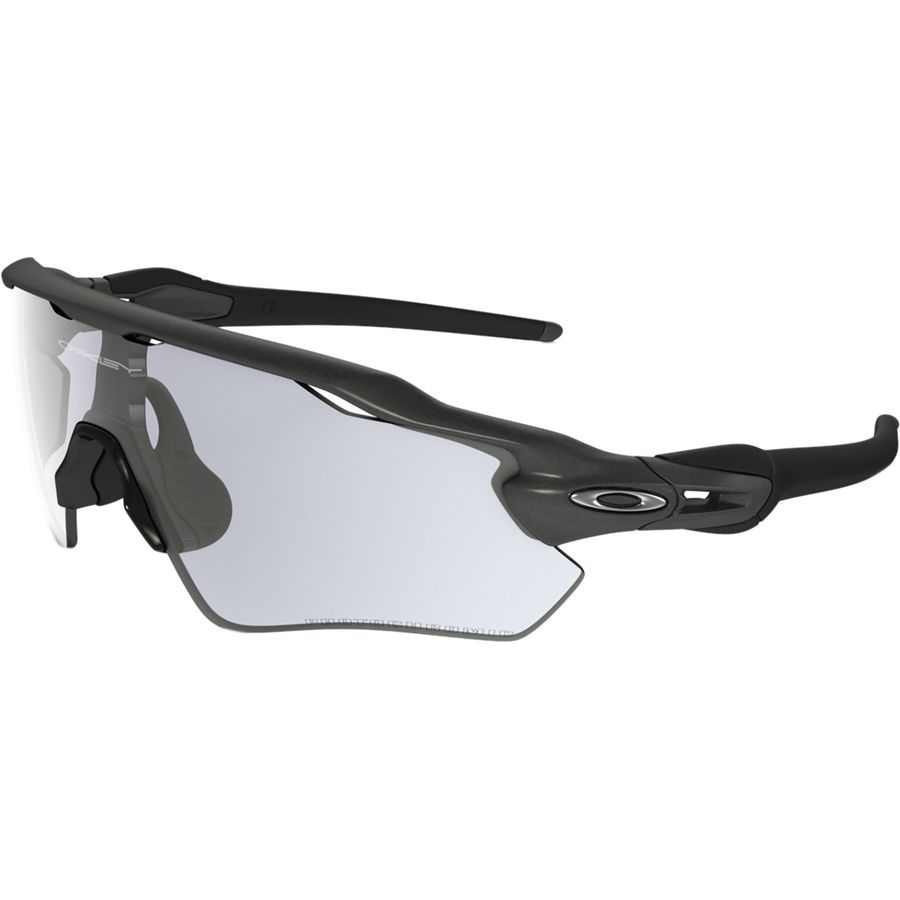 Oakley Radar EV Path Photochromic Sunglasses Steel/Clear To Black Photo