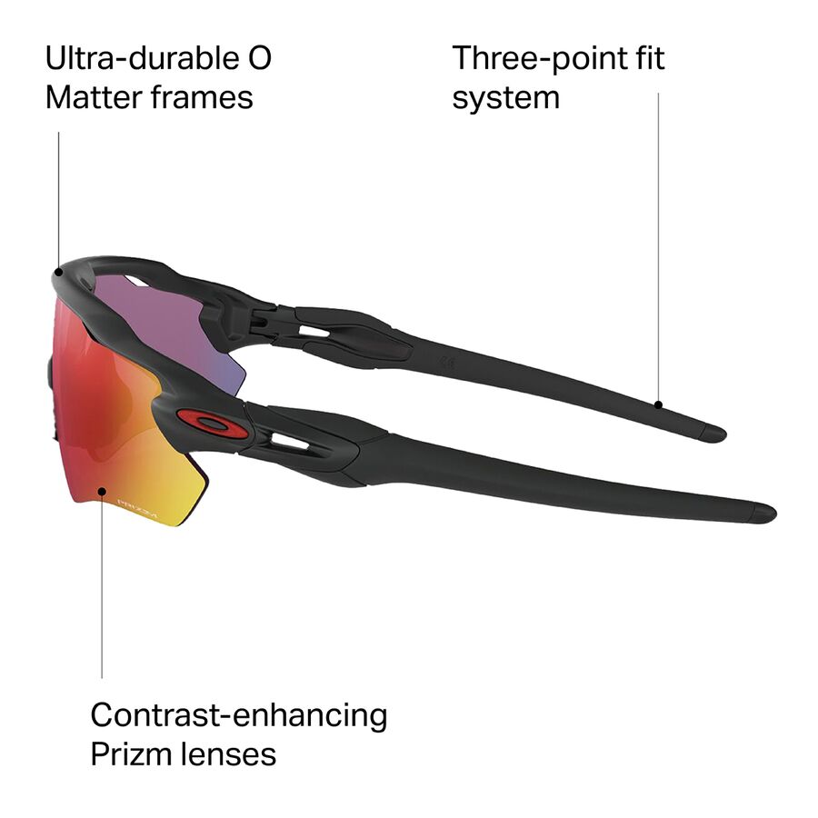 Oakley Radar EV Path Prizm Sunglasses Pol White/PRIZM Sapphire