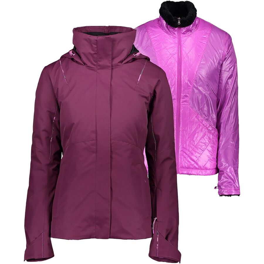 Obermeyer Tetra System Jacket - Women's Drop The Beet