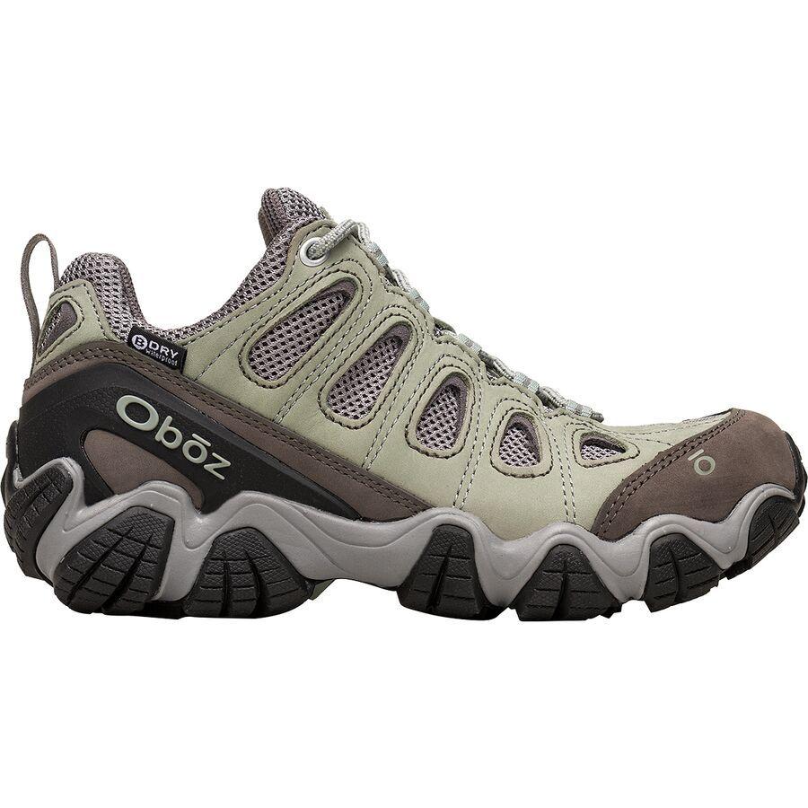 Oboz Sawtooth II Low B-Dry Hiking Shoe - Women's Frost Gray/Sage