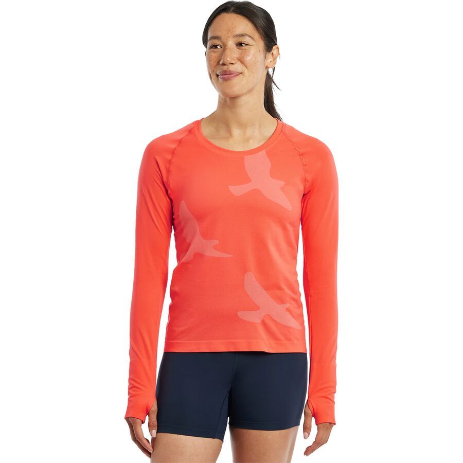 Oiselle Altitude Long-Sleeve Top - Women's Alpenglow