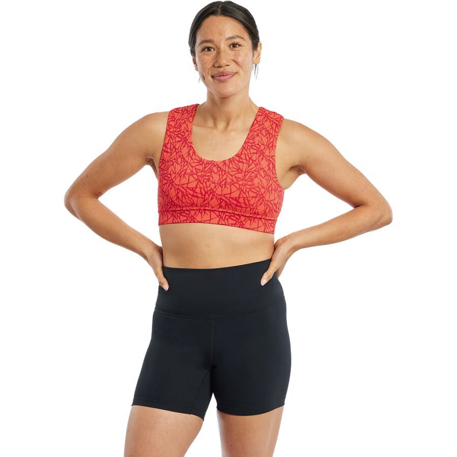 Oiselle Flyout Bra - Women's Alpenglow Monarch