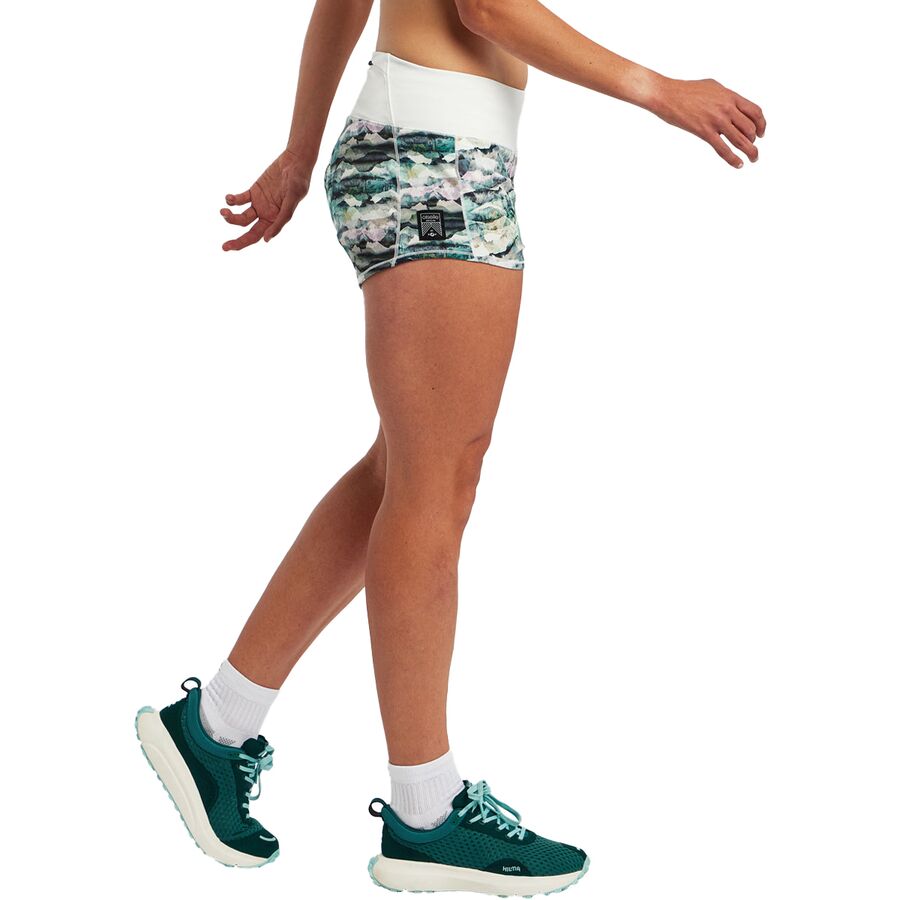 Oiselle Roga Short - Women's Mountain Print