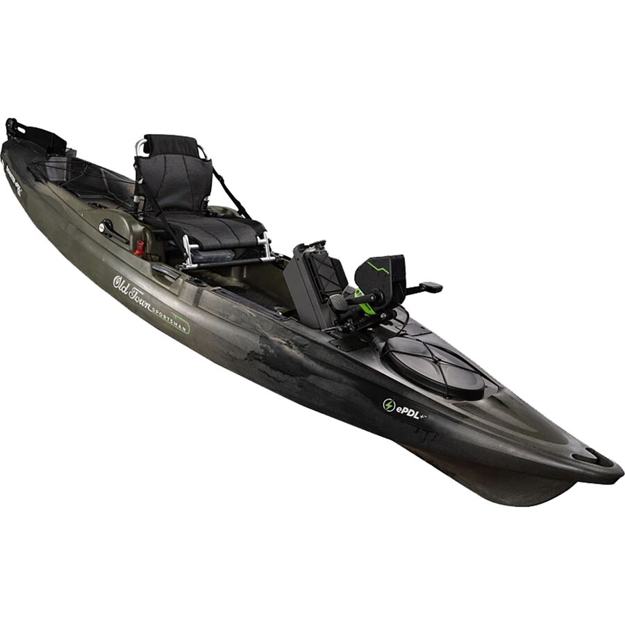 Old Town Sportsman BigWater EPDL+ 132 & Lithium Ion Battery/Charger Marsh