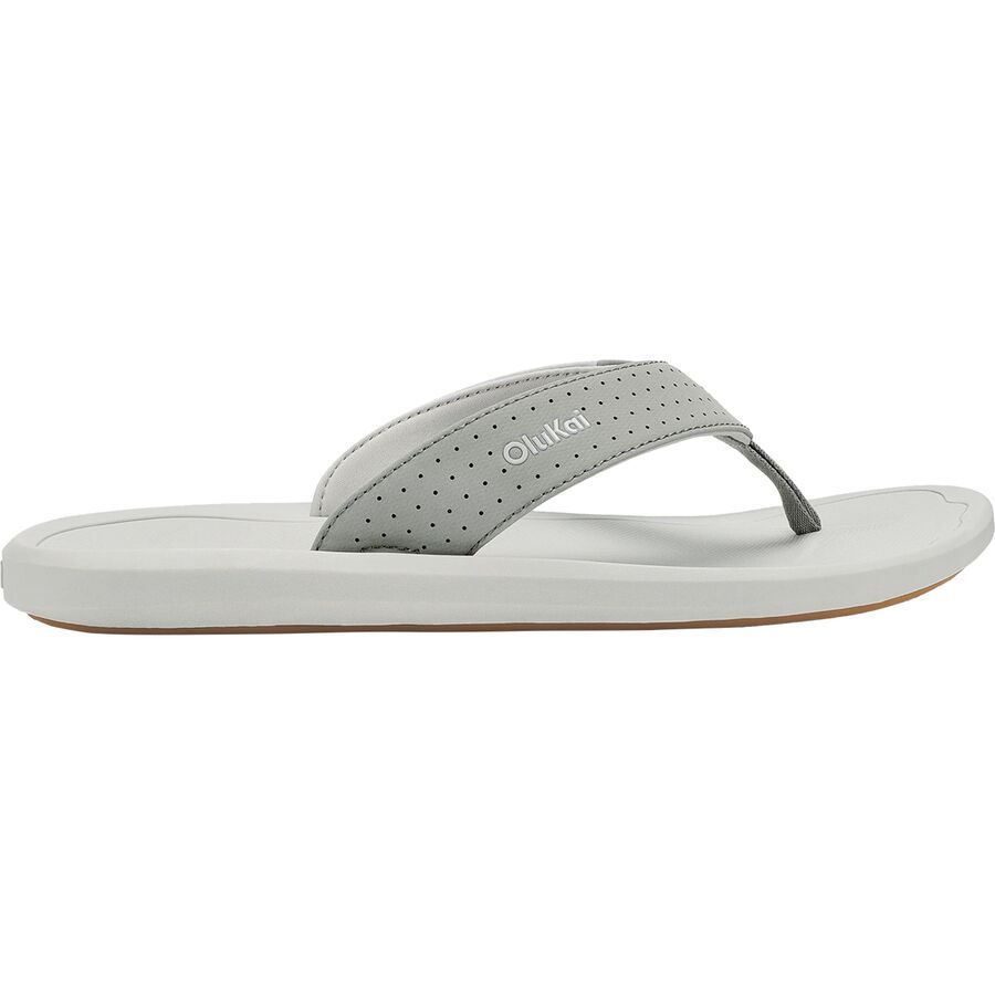 Olukai Ki'i Flip Flop - Men's Ash/Sterling