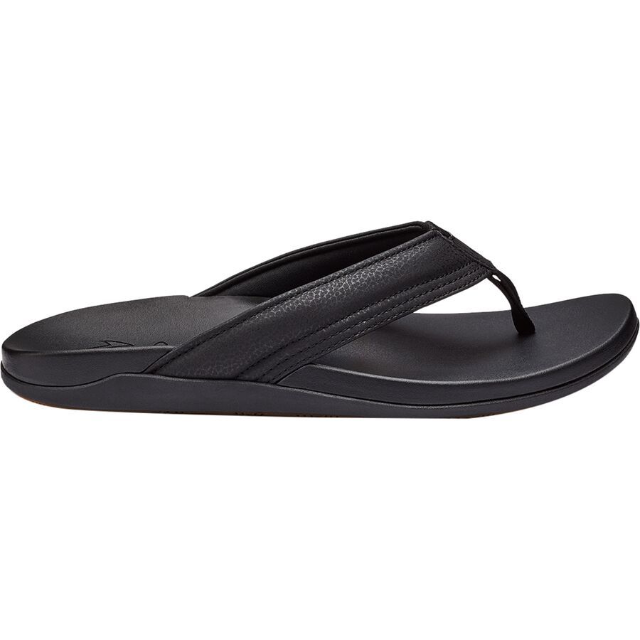 Olukai Maha Flip Flop - Men's Black/Black