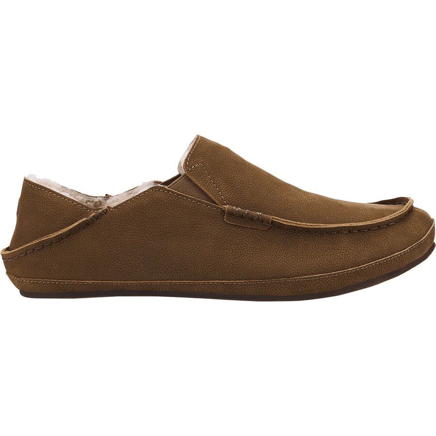 Olukai Moloa Slipper - Men's Kona Coffee/Kona Coffee