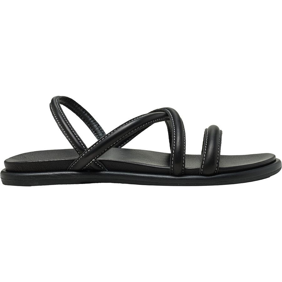 Olukai Tiare Strappy Sandal - Women's Black/Black