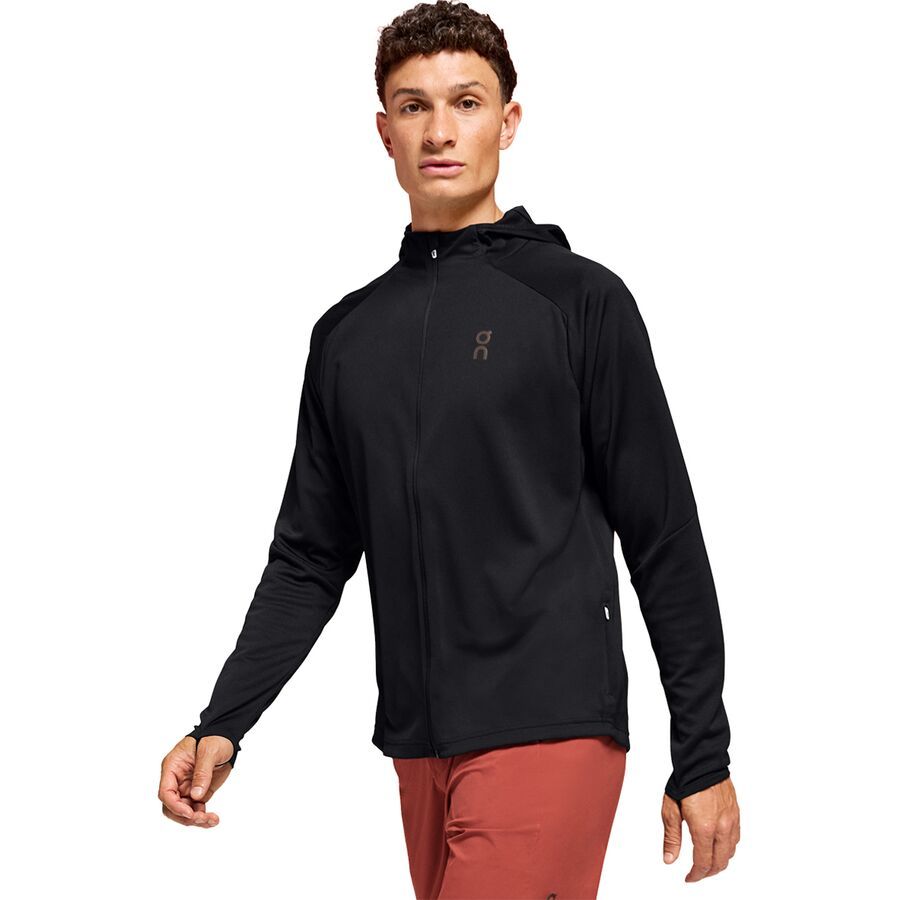 On Running Climate Zip Hoodie - Men's Black