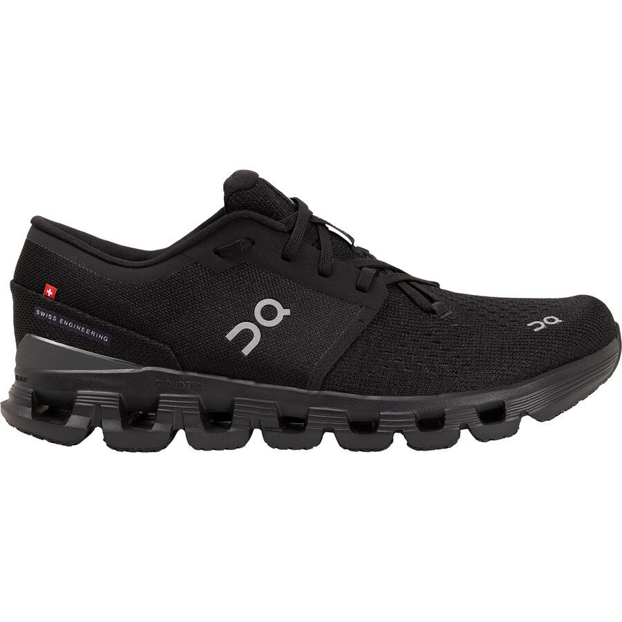 On Running Cloud X 4 Running Shoe - Women's Black/Eclipse