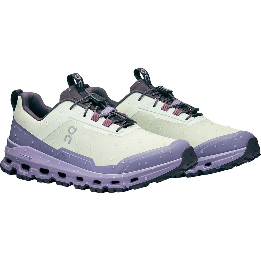 On Running Cloudhero Waterproof Shoe - Kids' Aloe/Feather