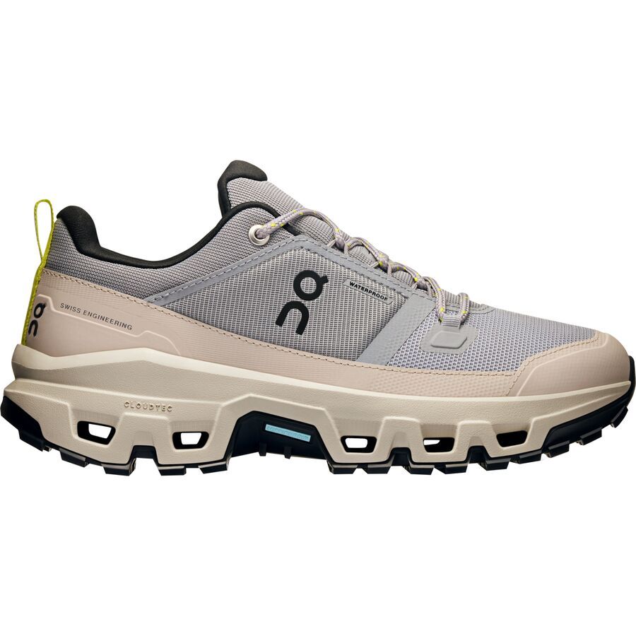 On Running Cloudrock Low Waterproof Hiking Shoe - Women's Alloy/Ice