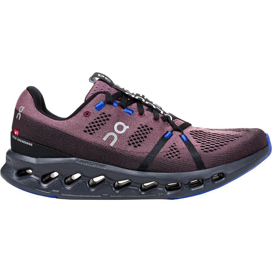 On Running Cloudsurfer Running Shoe - Men's Black/Cobalt