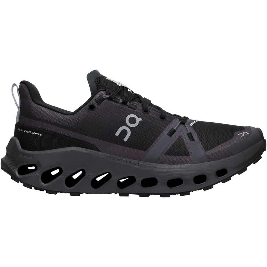 On Running Cloudsurfer Trail Waterproof Shoe - Women's Black/Eclipse