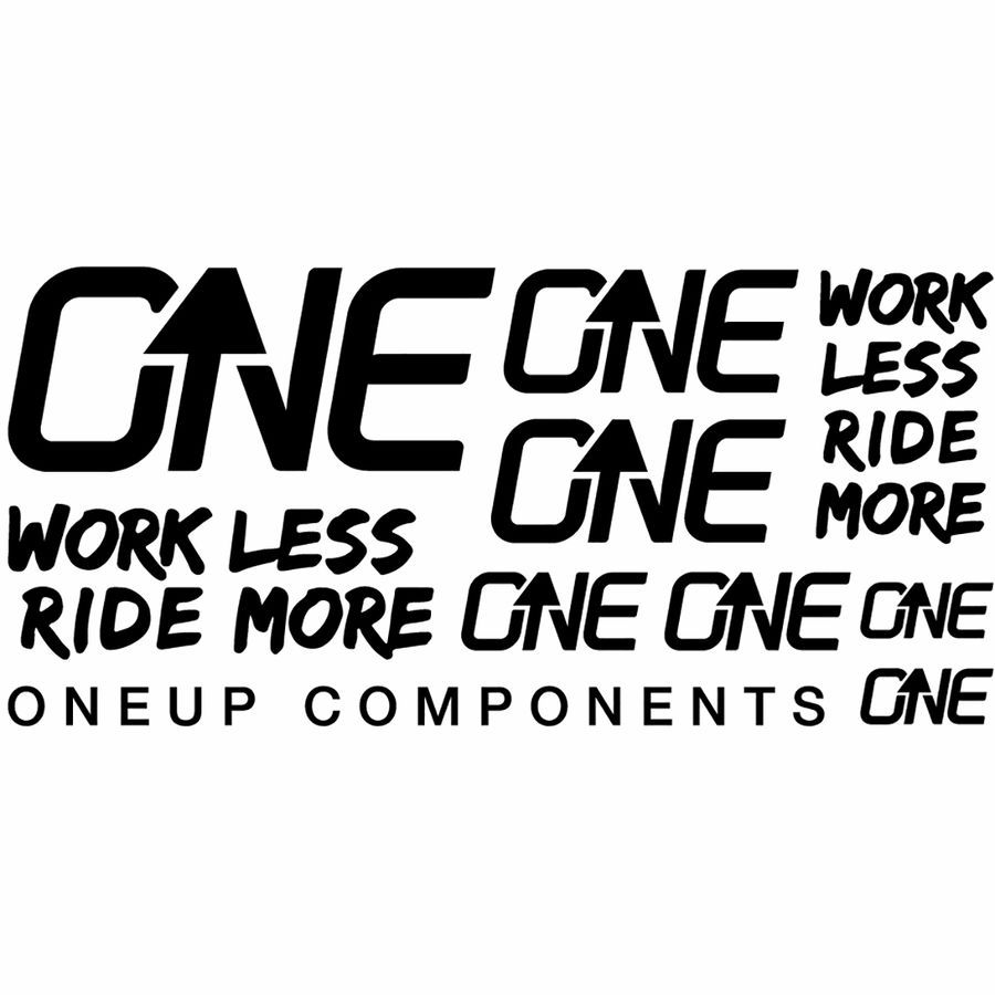 OneUp Components Handlebar Decal Kit Black