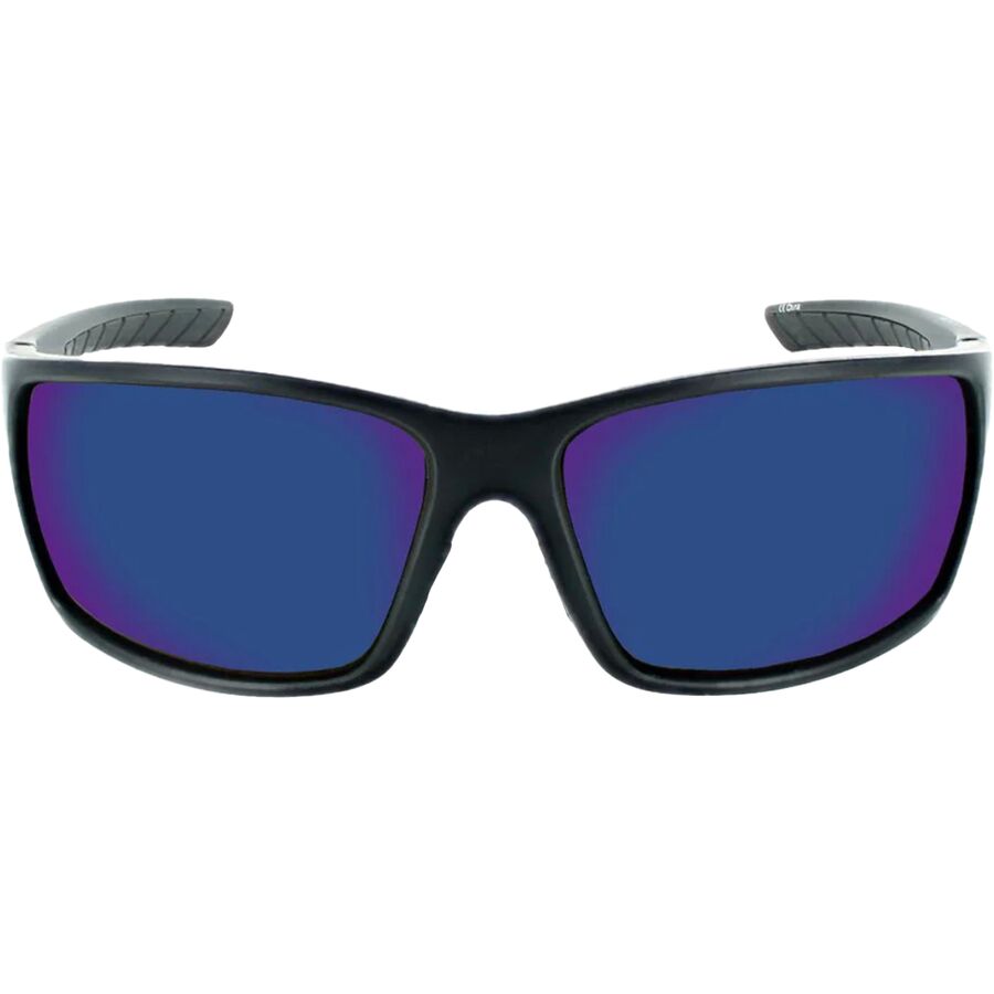 Optic Nerve Fathom Polarized Sunglasses Driftwood Gray/Polarized Smoke Lens Silver Mirror
