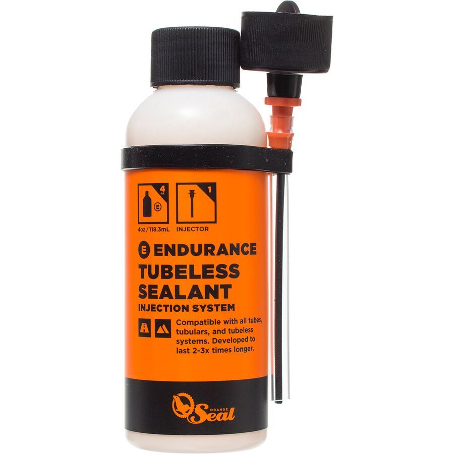 Orange Seal Endurance Tubeless Sealant with Twist Lock Applicator Orange