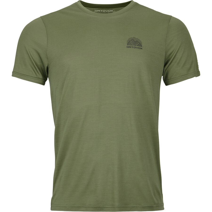 Ortovox 120 Cool Tec Mtn Stripe Shirt - Men's Wild Herbs