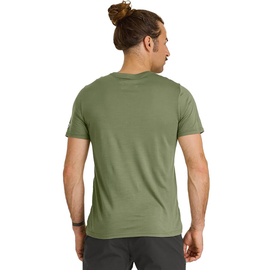 Ortovox 120 Cool Tec Mtn Stripe Shirt - Men's Wild Herbs
