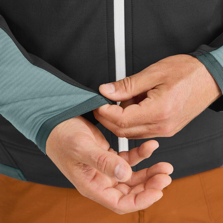 Ortovox Fleece Rib Hooded Jacket - Men's Arctic Grey