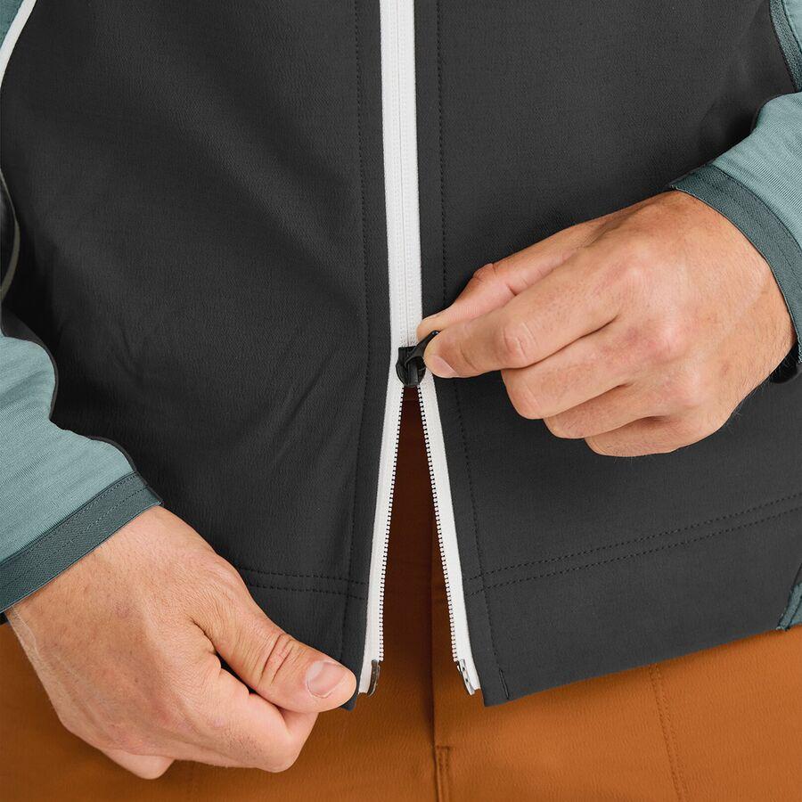 Ortovox Fleece Rib Hooded Jacket - Men's Arctic Grey
