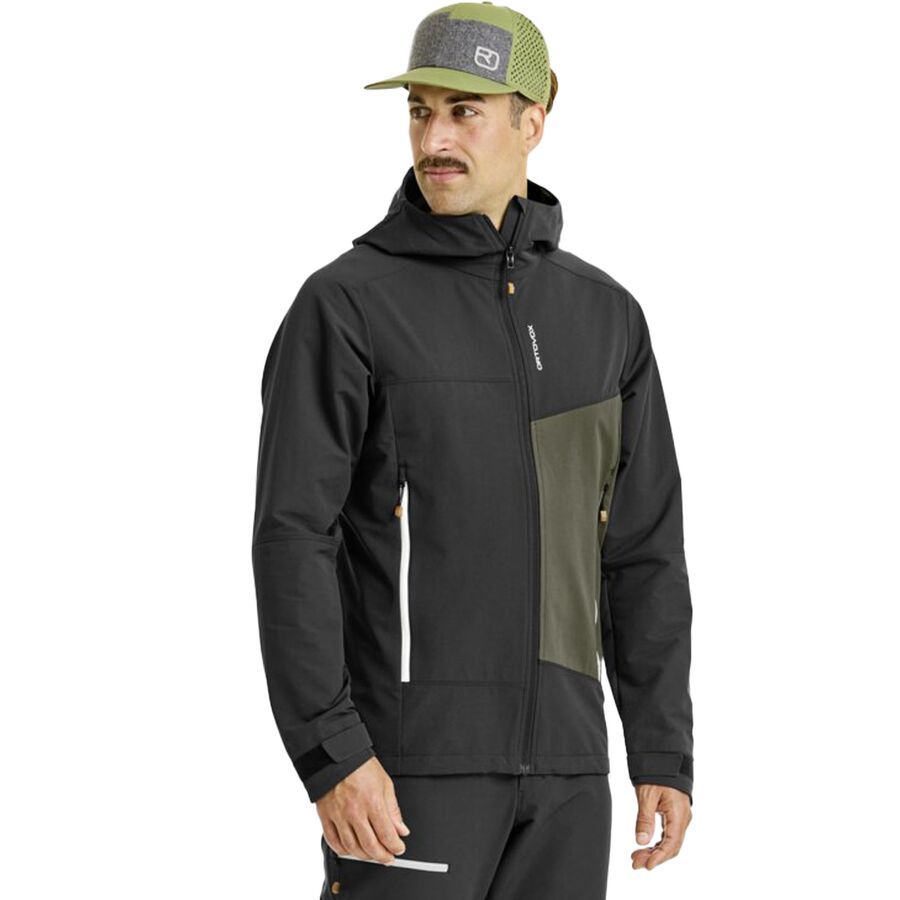 Ortovox Seceda Softshell Jacket - Men's Black Raven