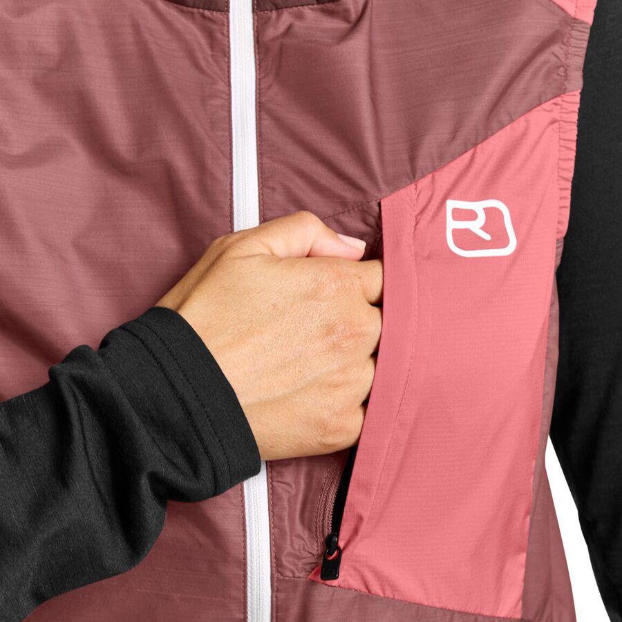Ortovox Windbreaker Vest - Women's Mountain Rose