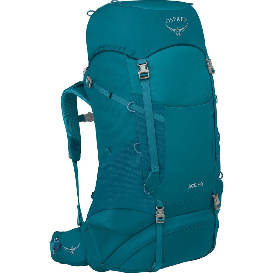 Osprey Packs Ace 50L Backpack - Kids' Blue Spikemoss/Deep Peyto