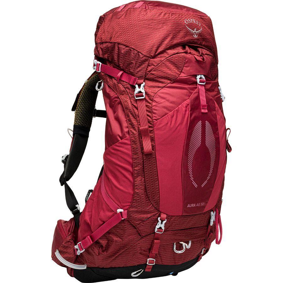 Osprey Packs Aura AG 50L Backpack - Women's Berry Sorbet Red