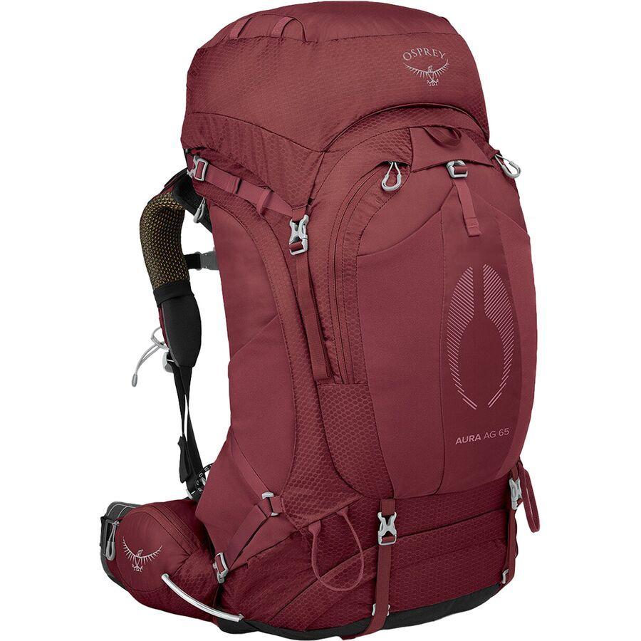 Osprey Packs Aura AG 65L Backpack - Women's Berry Sorbet Red