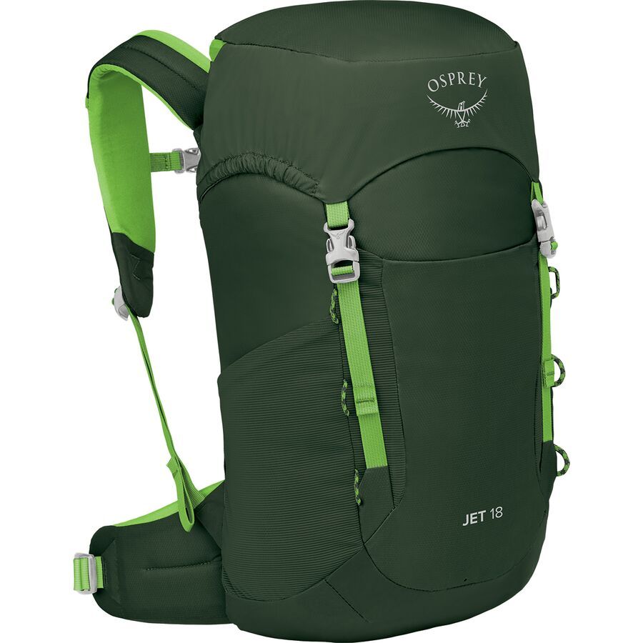 Osprey Packs Jet 18L Hydration Pack - Kids' Green Canopy