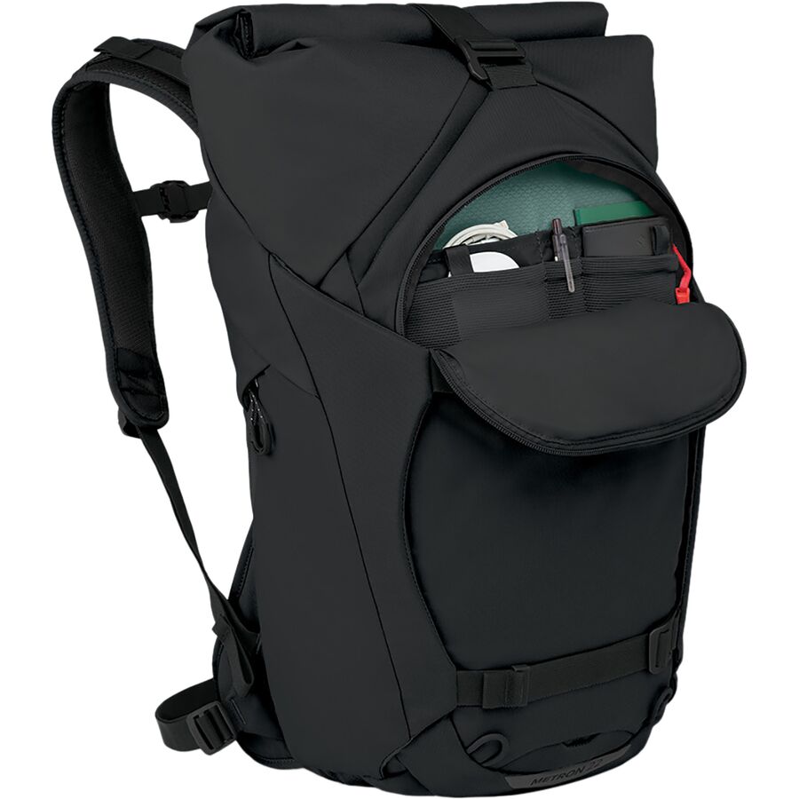 Osprey Packs Metron 22 Roll Top Bag Black