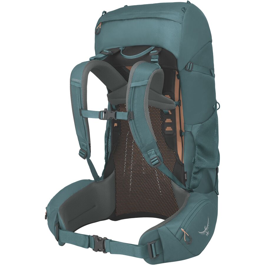 Osprey Packs Renn 65L Backpack - Extended Fit - Women's Cascade Blue/Melon Orange