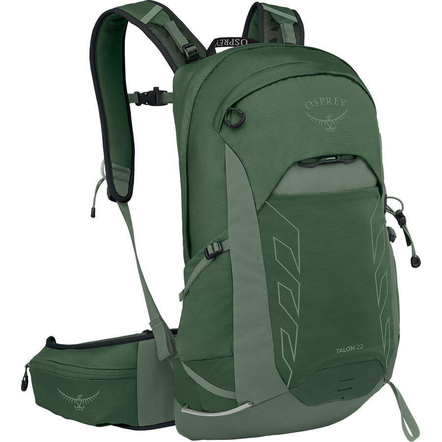 Osprey Packs Talon 22L Extended Fit Pack - Men's Green Canopy/Pine Leaf