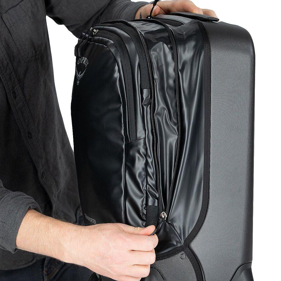 Osprey Packs Transporter 4-Wheel Hybrid 22in Carry On Bag Black